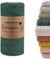 GARNIYARN Premium Makramee Garn 3mm – Weiches Baumwollseil für Macrame, DIY-Bastelprojekte, Wandbehänge, Pflanzenhänger und Wohnaccessoires, Stricken – 100% Natürlich Cotton – (Weihnachtsbaum,100m)