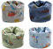 ZYUPHY 4er-Pack Loop-Schal Kinder: Baumwolle/Bio-Baumwolle 95%, Lycra 5%, Unisex, Cartoon-Muster, Multifunktional, Winter, Herbst, Frühling, Geschenkidee