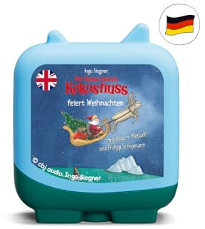 Tonies Clever Tonie für die Toniebox, Der kleine Drache Kokosnuss feiert Weihnachten. Englisch Lernen mit dem kleinen Drachen Kokosnuss, Hörspiel für Kinder ab 5 Jahren, Spielzeit ca. 72 Minuten
