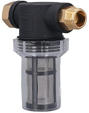 Sediment-Vorfilter, Inline-Wasserfilter für Hochdruckreiniger-Pumpe, Heim-Wasserhahn mit 40-Mikrometer-Sieb, 3/4-Zoll-Gewinde, Gartenschlauchfilter