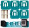5 Pack Battery Holder for Makita 18V Batteries Wall Mount Dock Organizer for BL1860 BL1850 BL1840 BL1830 (Includes 10 Screws No Battery)