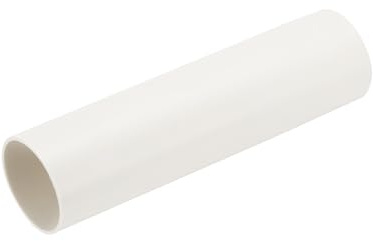 PATIKIL 50mm/2 Runde Lüftungsrohr, 200mm PVC Rohrverbinder für gerade oder flexible Rohre, Verlängerung für Heizung, Lüftung, HVAC