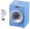 Sharplace 1:12 Dollhouse Washing Machine Mini Model Scenery Supplies Micro Landscape Simulation Accessories Toy for Home Bedroom Decor, Blue
