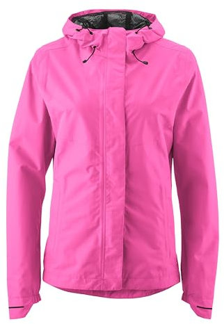 Gonso Save Jacket Essential W, Damen Fahrradjacke, Wasserdichte Regenjacke, Wasserdicht bis 10.000 mm & winddicht, 2-Lagenlaminat & getapte Nähte, Weite Passform, PFC-frei