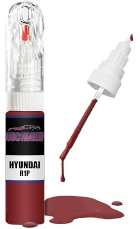 Stylo retouche peinture pour modèles Hyundai Ultimate Red R1P - Kit de réparation anti-rayures et anti-éclats