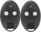 2pcs Telecomando Cancello, 433 MHz Telecomando Porta Garage per MITTO2- Mitto2 M, 2 canali Telecomando per automatici cancelli