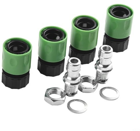 Kit de lavage de pont pour tondeuse à gazon, kit de fixation de tuyau de lavage de terrasse, pièces de nettoyage pour tondeuse à gazon autoportée, avec connecteurs, buse, écrou