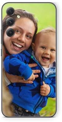 Skins4u Skin Aufkleber Schutz-Folie personalisiert selbst gestalten kompatibel mit Samsung Galaxy A56 A55 A54 | Dein Foto individuell als Handy Schutzfolie