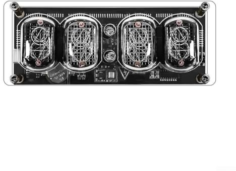 Artistic IN12 Nixie Clock Dynamisches RGB-Licht und erweiterte Zeitmessungsfunktionen mit einfacher USB-Netzteil