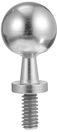 Garneck Steel 1/4-20 Thread Ball Screw Tripod Adapter for Camera and Projector 15mm Diameter Small Tripod Screw Cradle Head Compatible Camera Rigs and Mounts