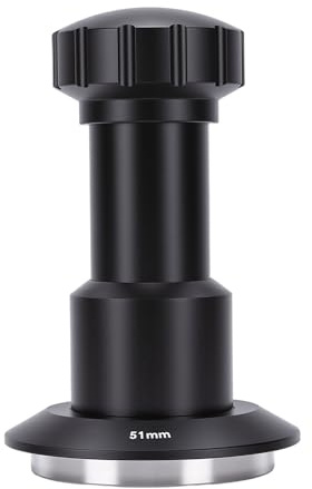 Luocute -Tamper, 304 Edelstahl, Federbelastet, Kalibrierter Kaffee-Tamper mit 4-Feder-System für Präzises Tampen, 25-35 Lbs Einstellbarer Druck für Barista Home Cafe (58,35 mm)
