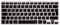 MiNGFi Silikon Arabisch Tastaturschutz für MacBook Pro 13 A1278 A1425 A1502 Air 13 A1369 A1466 Pro 15 A1398 A1286 Pro 17 A1297 (2008–2017) EU/ISO Tastaturlayout - Schwarz
