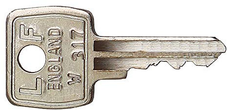 Pair of Replacement Filing Cabinet Keys In The Range W001-W400