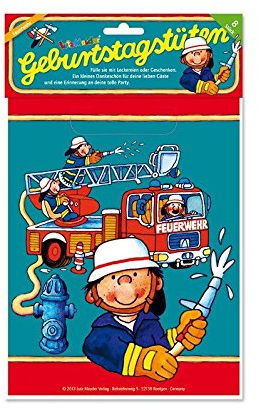 Lutz Mauder Lutz mauder10113 Feuerwehr Benny Meister Geschenktüten (8-teilig)