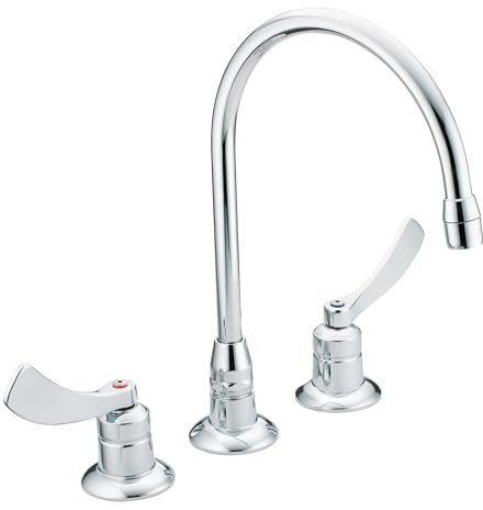 Moen 8225SMF15 M-DURA Chrome Two-Handle Kitchen Faucet
