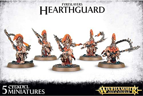 Games Workshop 99120205016 Fyreslayers Hearthguard Plastic Kit, Black