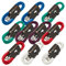 10 x 6m Male to Female XLR Mic Leads/Balanced Microphone Cables / 8 Colours / 10 Pack Multi-Coloured