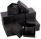 nbeads 10 Stück Papier Karton Schmuck Armbanduhr Boxen Geschenkbox mit Schwamm Pad Innen, Schwarz, 8.9×8.1×5.4cm