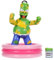 The Simpsons Figurine de Collection Furious Homer de 12,7 cm de qualité supérieure par JAKKS Pacific, Comprend des Accessoires et Une clôture cassable, Action Bras brisé entièrement articulé