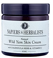 Napiers Vegan Wild Yam and Marigold Cream - Natural Relief for Menopause and Perimenopause Symptoms and Dry Skin - 60 ML (Scentless)