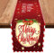 Tischläufer Weihnachten,Merry Christmas Tischläufer Weihnachten Tischdeko Weihnachtstischdecke Deko Saisonnal Winter Holiday Küche Tisch Drinnen Urlaub Party Deko 180 x 35cm