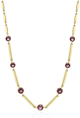 Brosway Collana Donna, Collana in Acciaio e Cristalli | Collezione Affinity - BFF159