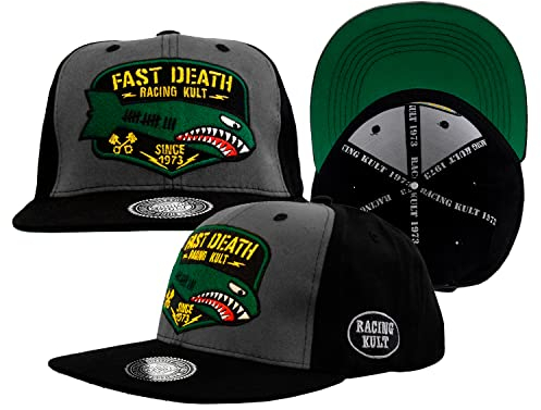 RACING KULT Fast Death Snapback Cap mit Stick Unisex