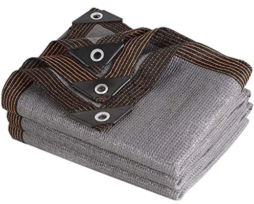 sgxxkj123 Filet D'ombrage Gris Ombrage Balcon Jardin Plante Voile D 'ombrage Épaissir Toile Ombrage pour Patio Jardin Terrasse Extérieur Refroidissement (W3xL3m (9.84x9.84ft))