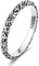 NARMO 925 Sterling Silber Ringe für Frauen Vintage Ring Stacking Ring Größe 60mm