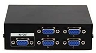 MOUDOAUER 4 porte I/O VGA SVGA Monitor Condivisione Scatola Interruttore per LCD PC TV Schermo Accessorio