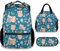 COOPASIA Eulen-Schulrucksack für Mädchen und Jungen, 40,6 cm, Eulen-Thema, Büchertasche mit verstellbaren Trägern, langlebig, leicht, Owl1-2, Einheitsgröße, Rucksack