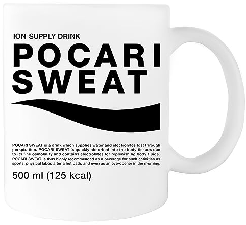 Pocari Sweat Vaso Para Beber Ceraminc Taza Blanca