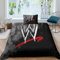 INTCHE WWE Bettdecke Set Bettwäsche 3D Microfaser Hypoallergen Bettbezug Set Mit Kissen Bettbezüge Weicher Flauschiger Atmungsaktiver Für Kinder Single（135x200cm）