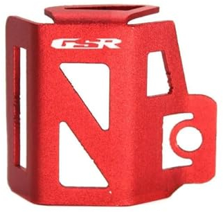 OLLinS Schutzrahmen Motorrad Hinten Flüssigkeit Reservoir Schutz Schutz Abdeckung Für SUZ-UKI GSR400 GSR600 GSR750 GSR 400 600 750 Sturzpads (Farbe : Red)