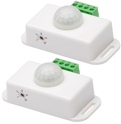 DOITOOL 4stücke Bewegungssensor Timer Lichtschalter Infrarot Schalter Für - Einstellbare Verzögerung Geeignet Für Küche Treppen Und Schränke