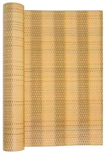 vidaXL Balkon Sichtschutz, Balkonbespannung Rattan-Optik, Sonnenschutz Windschutz für Terrasse Garten, Balkonverkleidung Balkonabdeckung, Hellbraun 1000x80cm Poly Rattan