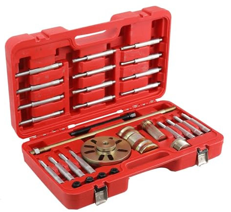 NICCOO 30PCS Wheel Bearing Puller Tool 8 Holes Bearing Removal Kit Wheel Hub Drive Shaft Brake Drum Puller Set Heavy Duty