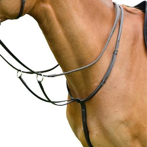 Kincade - Ringmartingal Classic, Unifarben, Leder (Pony) (Braun)