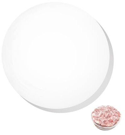 Yuyouqu 15,2 cm Pergamentpapier rund, 100 Blatt Burger Patty Paper, Hamburger Presspapier, Antihaft Backen Pergamentpapier zum Trennen von Frozen Patty, Keksen, Kuchenform