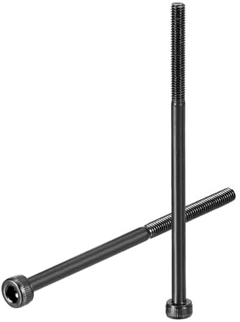 QUARKZMAN M3-0.5x55 Vis à Tête Creuse Hexagonale, Vis à Six Pans Creux en Acier au Carbone, Fixations en Oxyde Noir à Filetage Complet pour Machine, 10Pcs