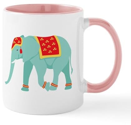 CafePress Indian Elephant Mugs 11 oz (325 ml) Ceramic Coffee Mug
