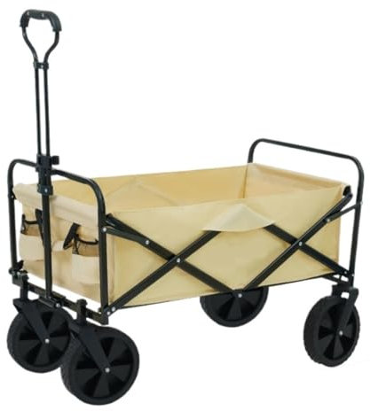 Transportwagen Camper Outdoor Camping Camper Faltbar Kleiner Anhänger Picknickwagen Tisch Camper Van Angelwagen Tragbarer Wagen(K)