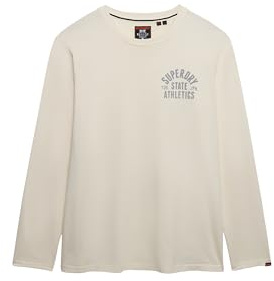 Superdry Men's Athletic Ess Ls Tee Undershirt