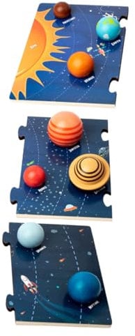 UPKOCH 1 Set Puzzle Wooden Puzzles Planets Solar System Model for Solar System Models Planets for Wood