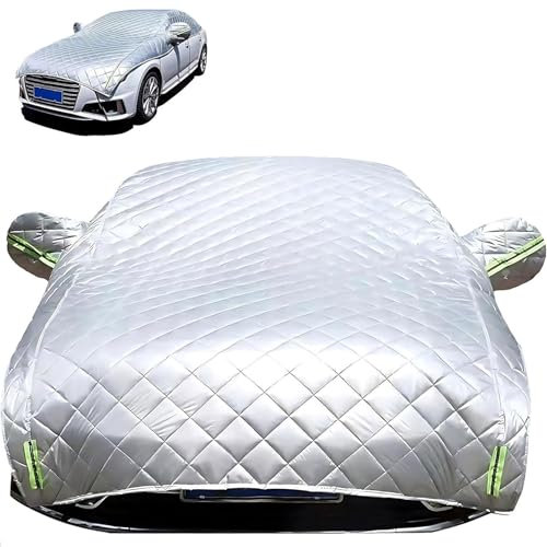Hagelschutz Abdeckplane Auto für 𝖵𝖶 Polo (2015 2018) Autoabdeckung wasserdichte Outdoor Dicke Baumwolle Halbgarage Auto Winter