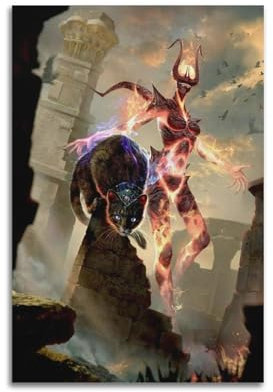 YTNBENE Poster mit Videospiel-Motiv Elder Scrolls, dekoratives Gemälde, Leinwand, Wandposter und Kunstdruck, moderne Familienschlafzimmer-Dekoration, Poster, 40 x 60 cm