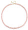 CrystalTears Rose Quartz Crystal Beaded Necklace for Women Boho Pink Gemstone Beaded Choker Necklace Healing Stone Bead Necklaces Summer Beach Jewellery Gifts for Women Mum Christmas Birthday