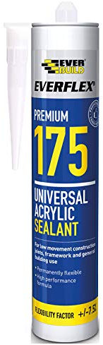 EVERBUILD Universale Acrilico sigillante Marrone 310ml 175