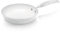Bialetti J0WIPAN280 Ceramic Ok - Padella per Cottura a induzione con Rivestimento in Ceramica, ø 28 cm, Colore: Bianco