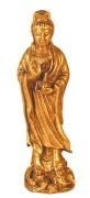 Kuan Yin - Statue aus Messing - 3,5 cm